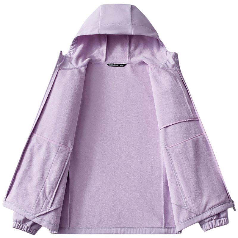 Sportieve softshell tussenjas dames met fleecevoering