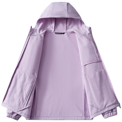 Sportieve softshell tussenjas dames met fleecevoering