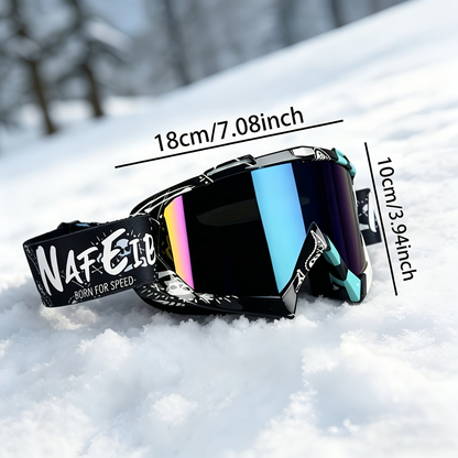 Skibril - Groot Zichtveld - Gespiegeld - Unisex