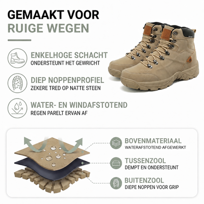Wandelschoenen Heren - Enkelhoog - Waterdicht