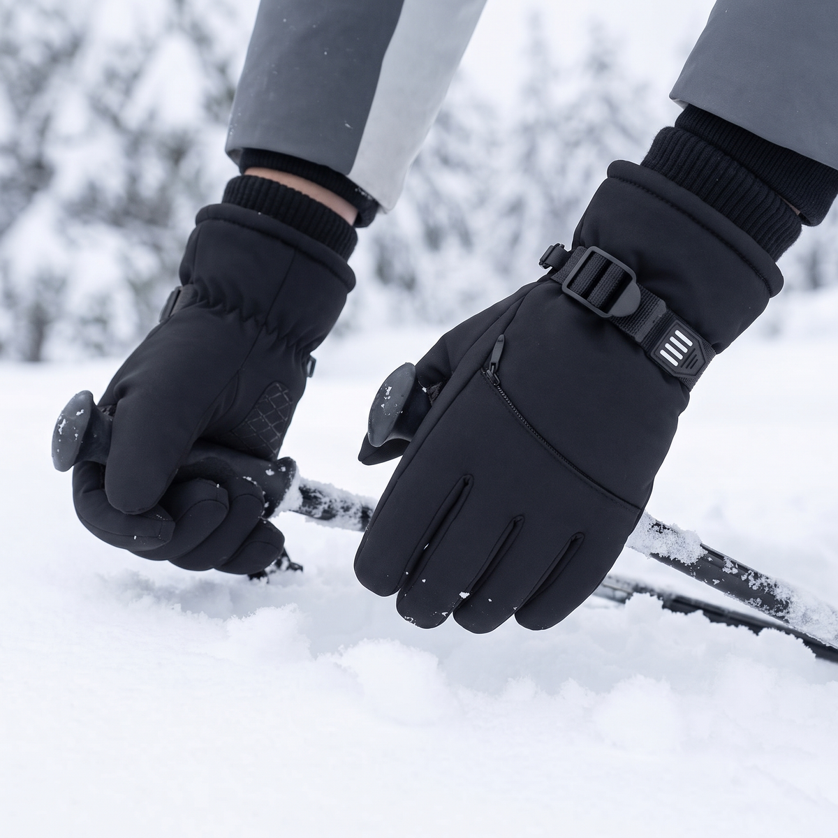 Skihandschoenen Heren - Verdikt & Winddicht - Touchscreen