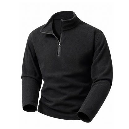 Fleece Trui Heren - Halve Rits - Stretch