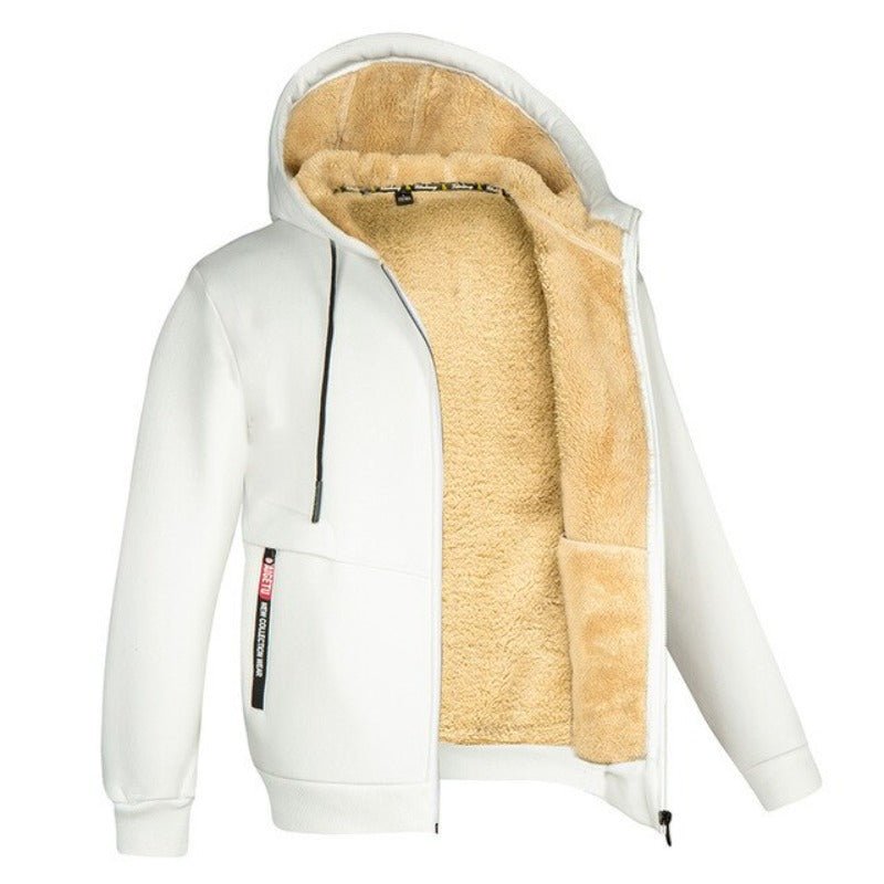 Vest Met Capuchon Heren - Rits - Sherpa Voering