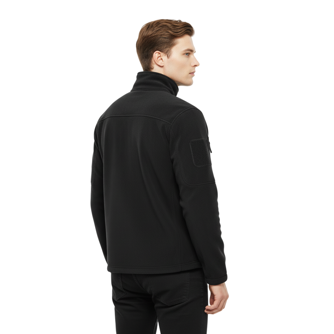 Fleecejack Heren - Winddicht - Tactische Outdoorjas met Rits