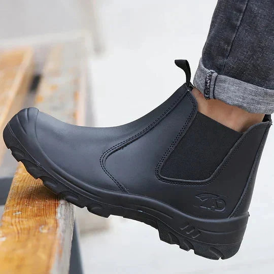 Werkschoenen heren met beschermkap en doortrapvaste zool