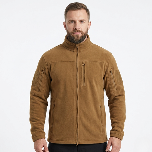 Fleecejack Heren - Winddicht - Tactische Outdoorjas met Rits