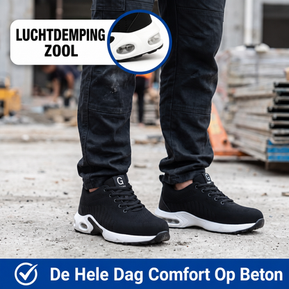 Werkschoenen Heren - Stalen Neus - Luchtkussenzool