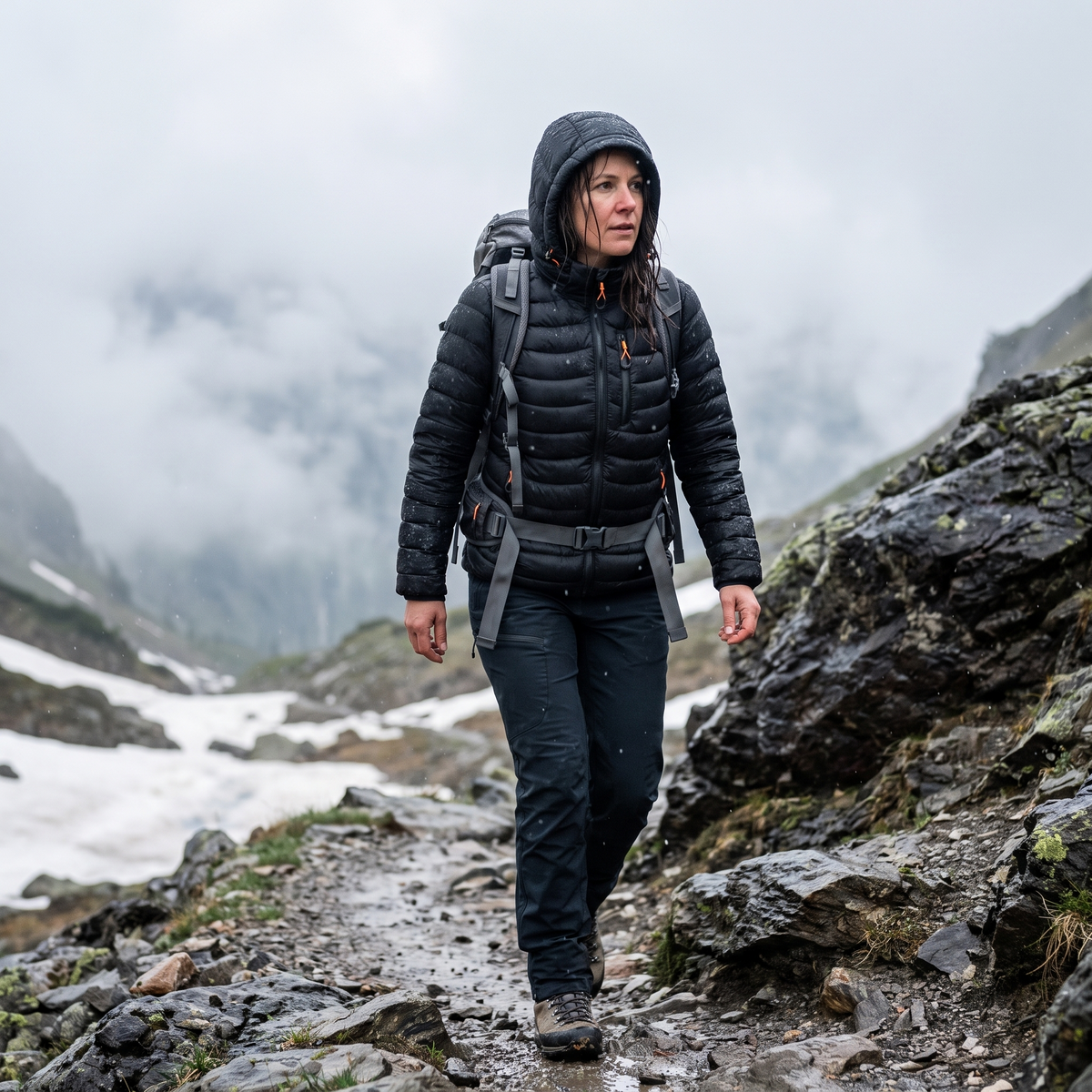 Winterjas Dames – in gebruik buiten
