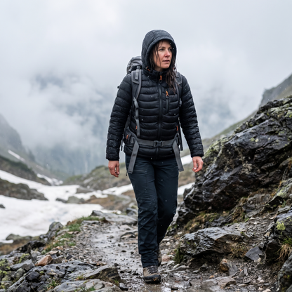 Winterjas Dames – in gebruik buiten