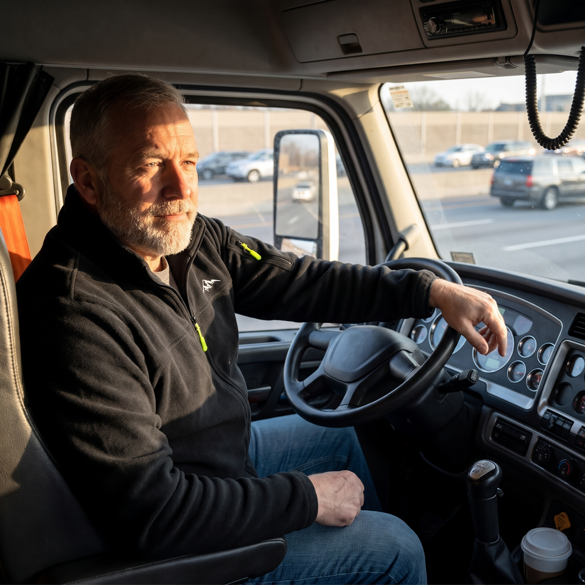 Fleecevest Heren voor Chauffeurs