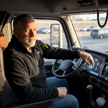 Fleecevest Heren voor Chauffeurs