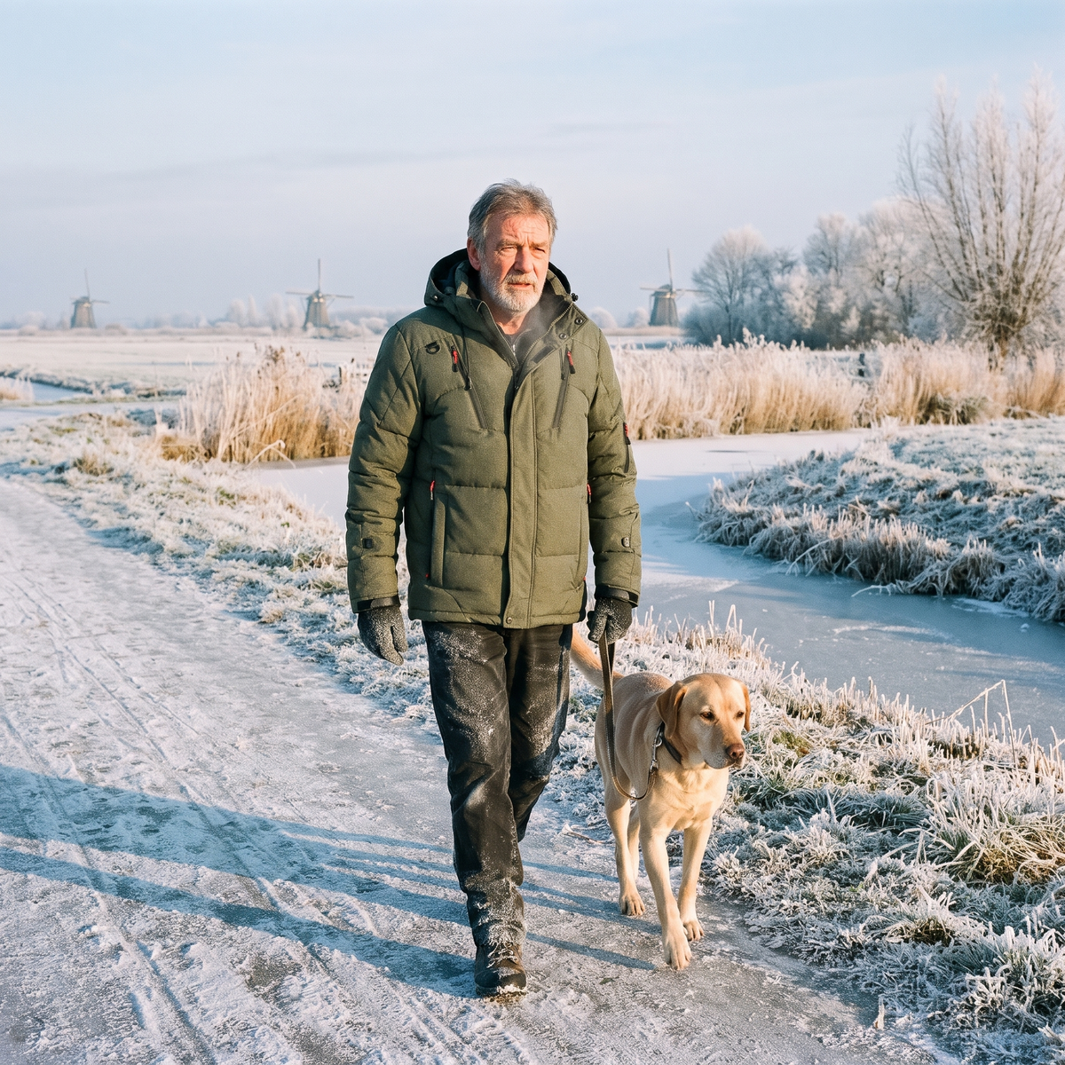 Heren Donsjack voor de Hondenwandeling