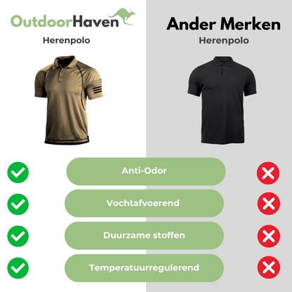 Outdoor Herenpolo - USA - OutdoorHavenNL