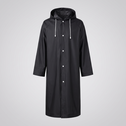 Lange Regenponcho Unisex - Waterdichte Regencape met Capuchon