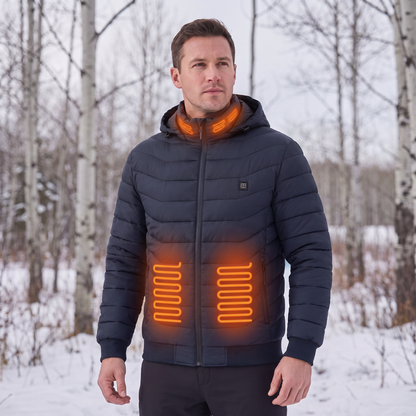 Verwarmde Jas Heren & Dames - 9 Warmtezones - Waterdicht & USB