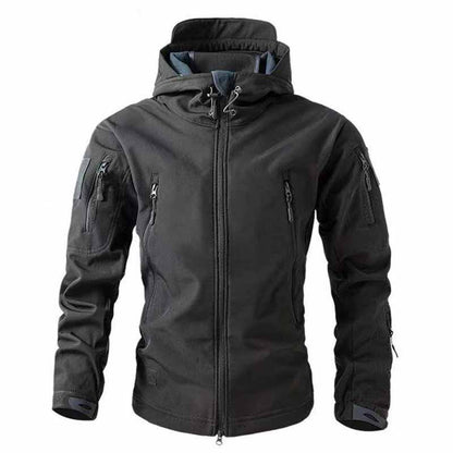 Heren Tactical Jas – Waterdicht Softshell – Met Capuchon