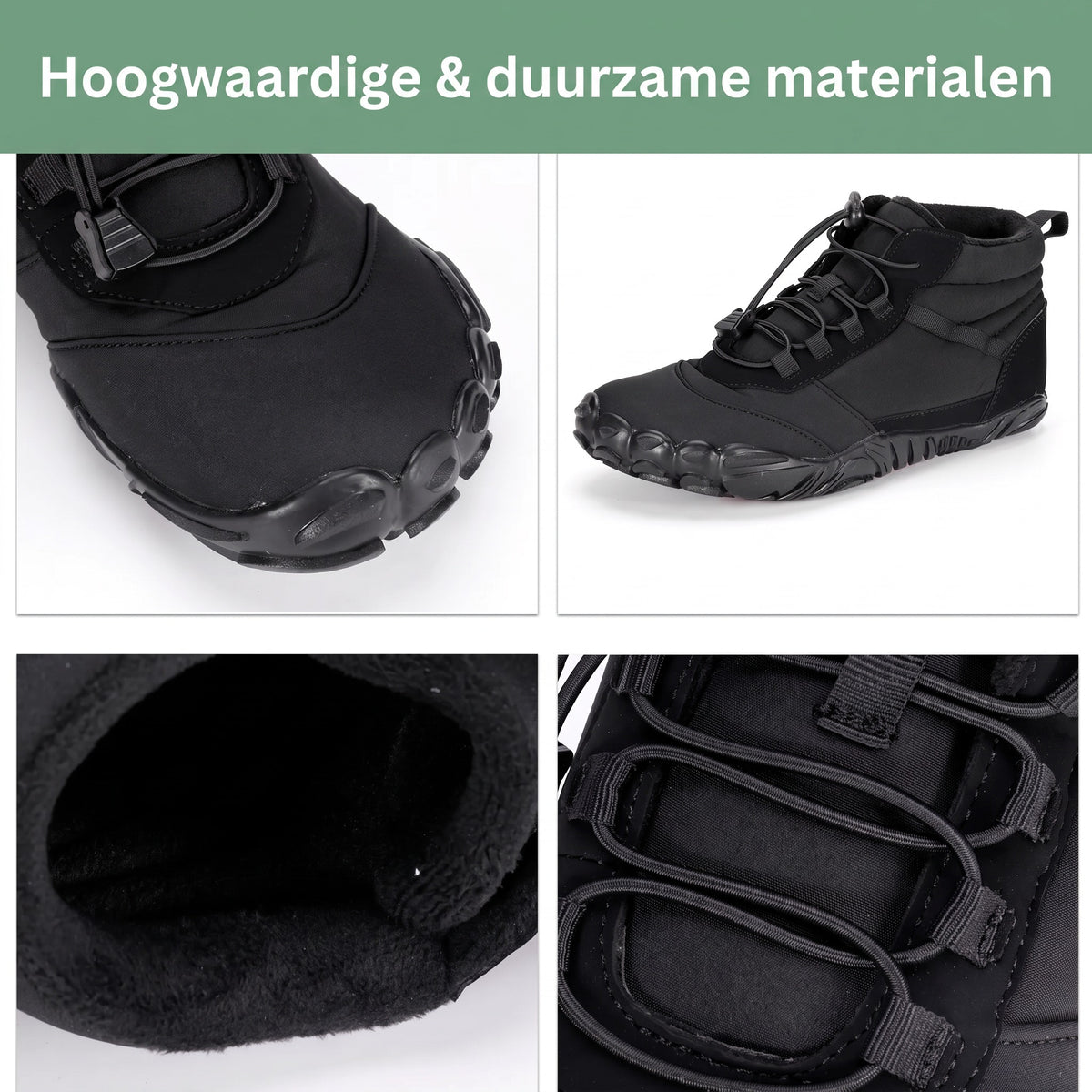 Barefoot schoenen – hoogwaardige en duurzame materialen in detail