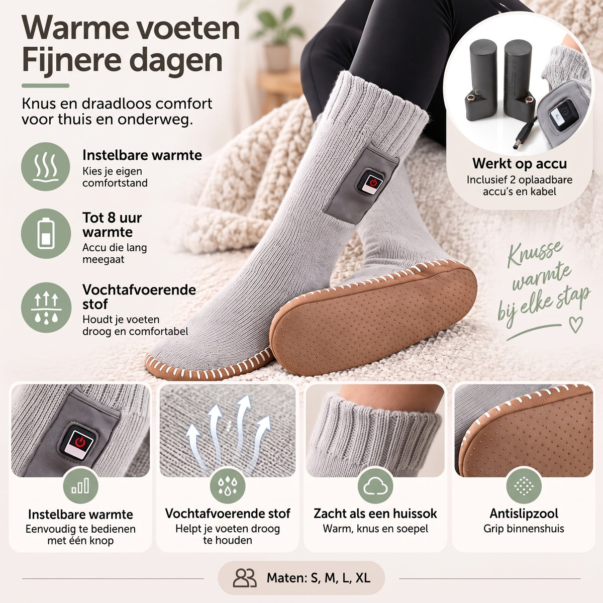 Verwarmde sokken – alle kenmerken op een rij