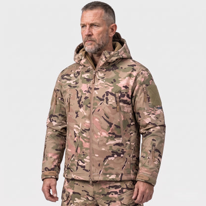 Softshell Jas Heren Camouflage – Camouflage Zand