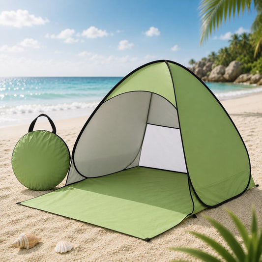 Pop-Up Strandtent - UV-bescherming 50+ - Opgezet in Seconden