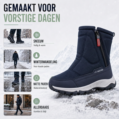 Snowboots Dames - Waterdicht & Gevoerd - Robuust Oxford-Weefsel