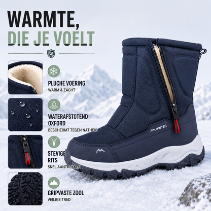 Snowboots Dames - Waterdicht & Gevoerd - Robuust Oxford-Weefsel