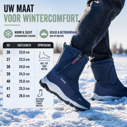 Snowboots Dames - Waterdicht & Gevoerd - Robuust Oxford-Weefsel