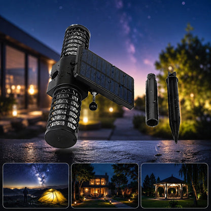 Solar Muggenlamp Buiten - Insectenverdelger Grondpen - Waterdicht UV