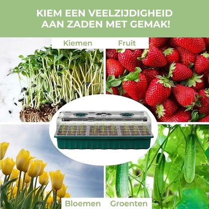 LED Zaaistation – 36 Cellen Binnenkas – USB Timer