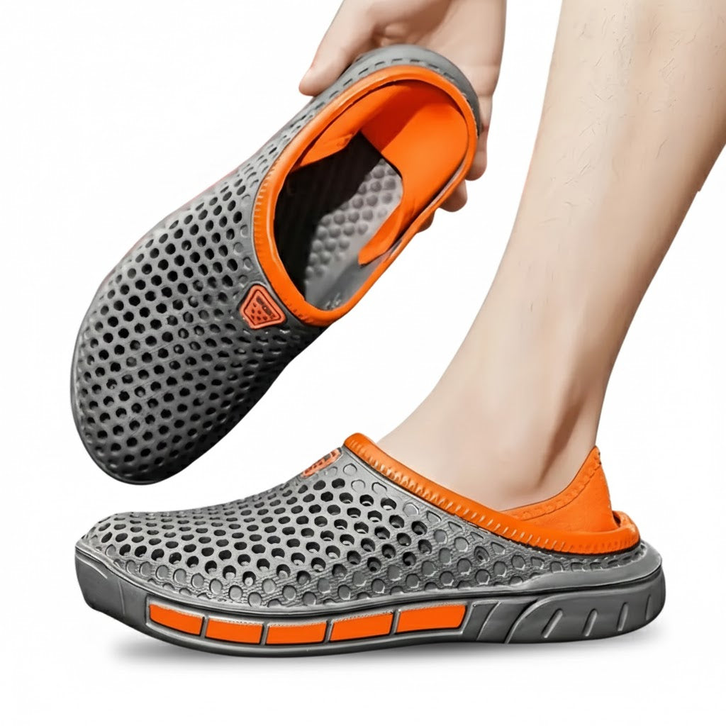 Heren Instappers Sandalen – Ademend – Verstelbare Hielband