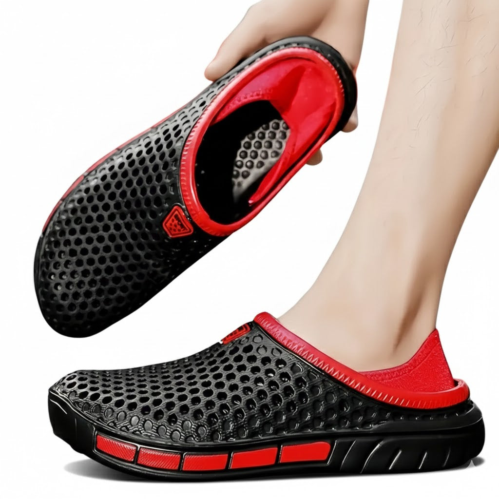 Heren Instappers Sandalen – Ademend – Verstelbare Hielband