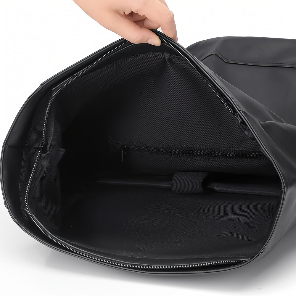 Rolltop Rugzak Heren - Waterafstotend - Verstelbaar Volume met Laptopvak