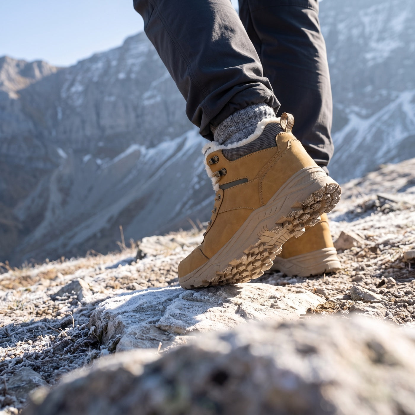 Winter Heren Wandelschoenen - Pluche Gevoerd - Waterdicht